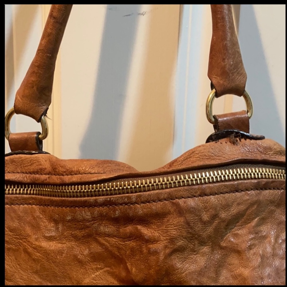 Givenchy Brown Leather Shoulder Bag with Gold Hardware - Picture 6 of 16